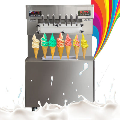 AXOSPRO BQL-A33-L Soft Serve Machine - Commercial Soft Serve Ice Cream Machine for Cafes and Restaurants