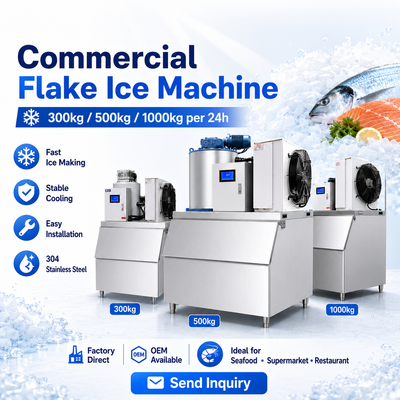 AXOSPRO Commercial Flake Ice Machine - 300KG/24h