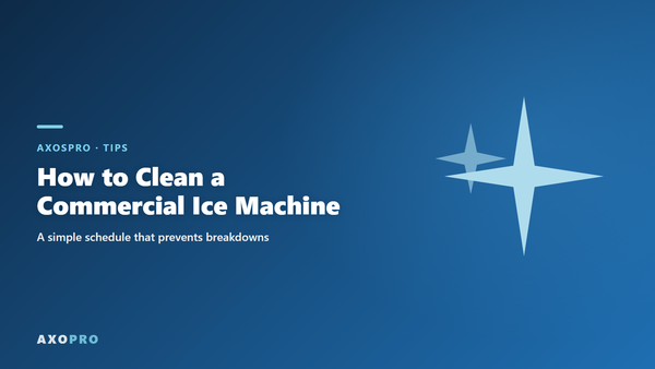 How to Clean a Commercial Ice Machine