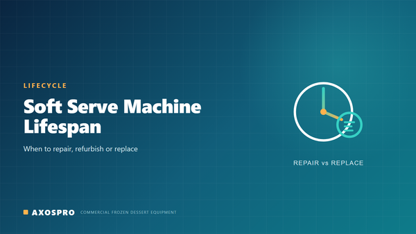 Soft Serve Machine Lifespan: When to Repair, Refurbish or Replace