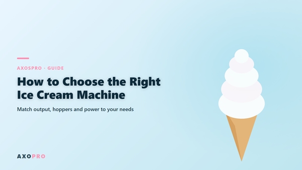 How to Choose the Right Ice Cream Machine