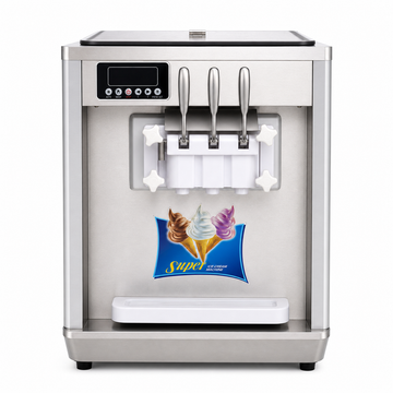 AXOSPRO BQL-808-1 Countertop Soft Serve Machine - 3 Dispensers, 25 L/h
