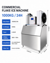 AXOSPRO Industrial Flake Ice Machine - 1000KG/24h