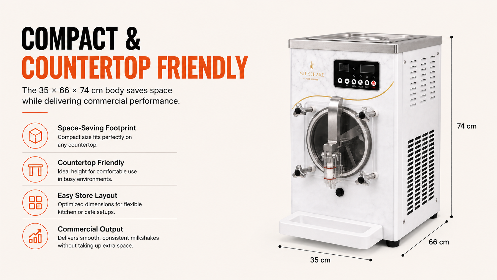Axospro Commercial Milkshake Machine detail image 12
