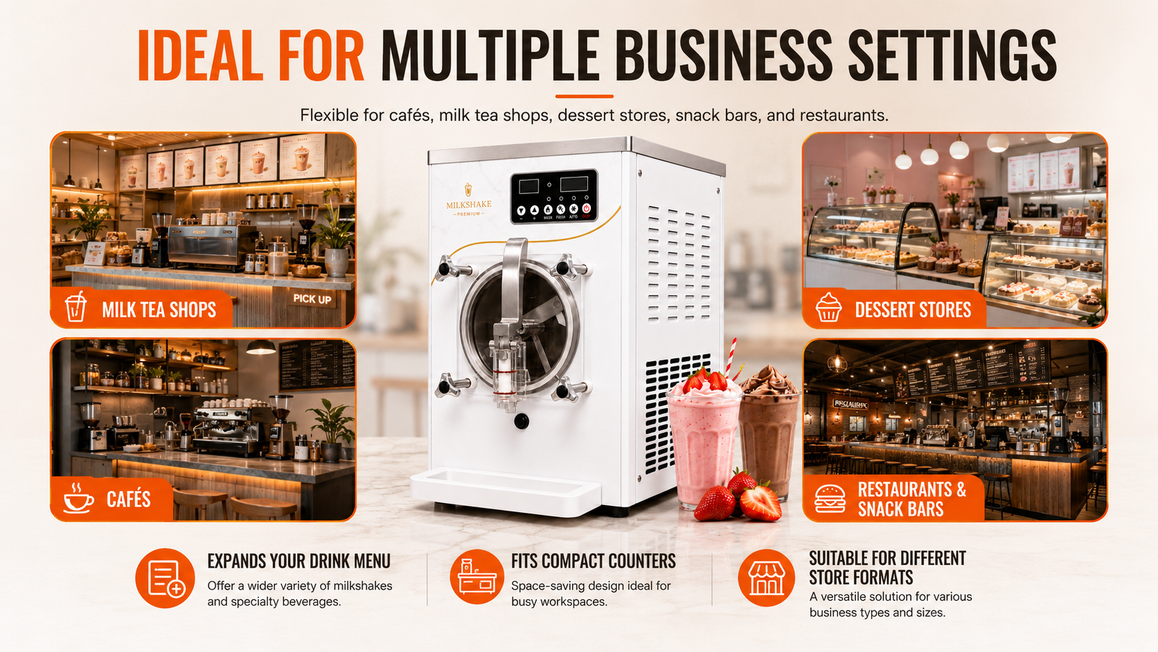 Axospro Commercial Milkshake Machine detail image 13
