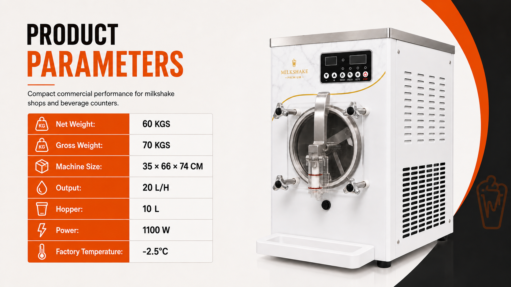 Axospro Commercial Milkshake Machine detail image 14