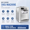 AXOSPRO BQL-808-1 Intelligent Desktop Soft Serve Machine - Compact Single-Flavor Countertop Ice Cream Maker for Bars and Convenience Stores