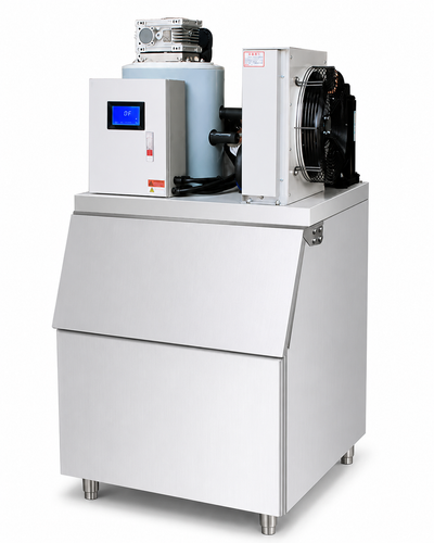 Axospro Commercial Flake Ice Machine - 300 kg/24h, Soft Moldable Ice
