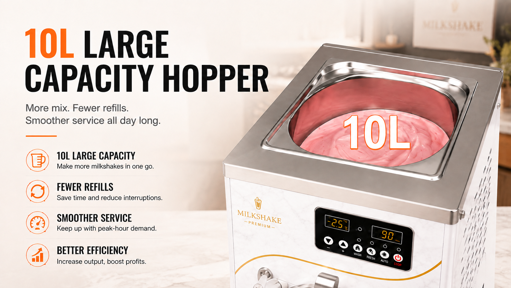Axospro Commercial Milkshake Machine detail image 3