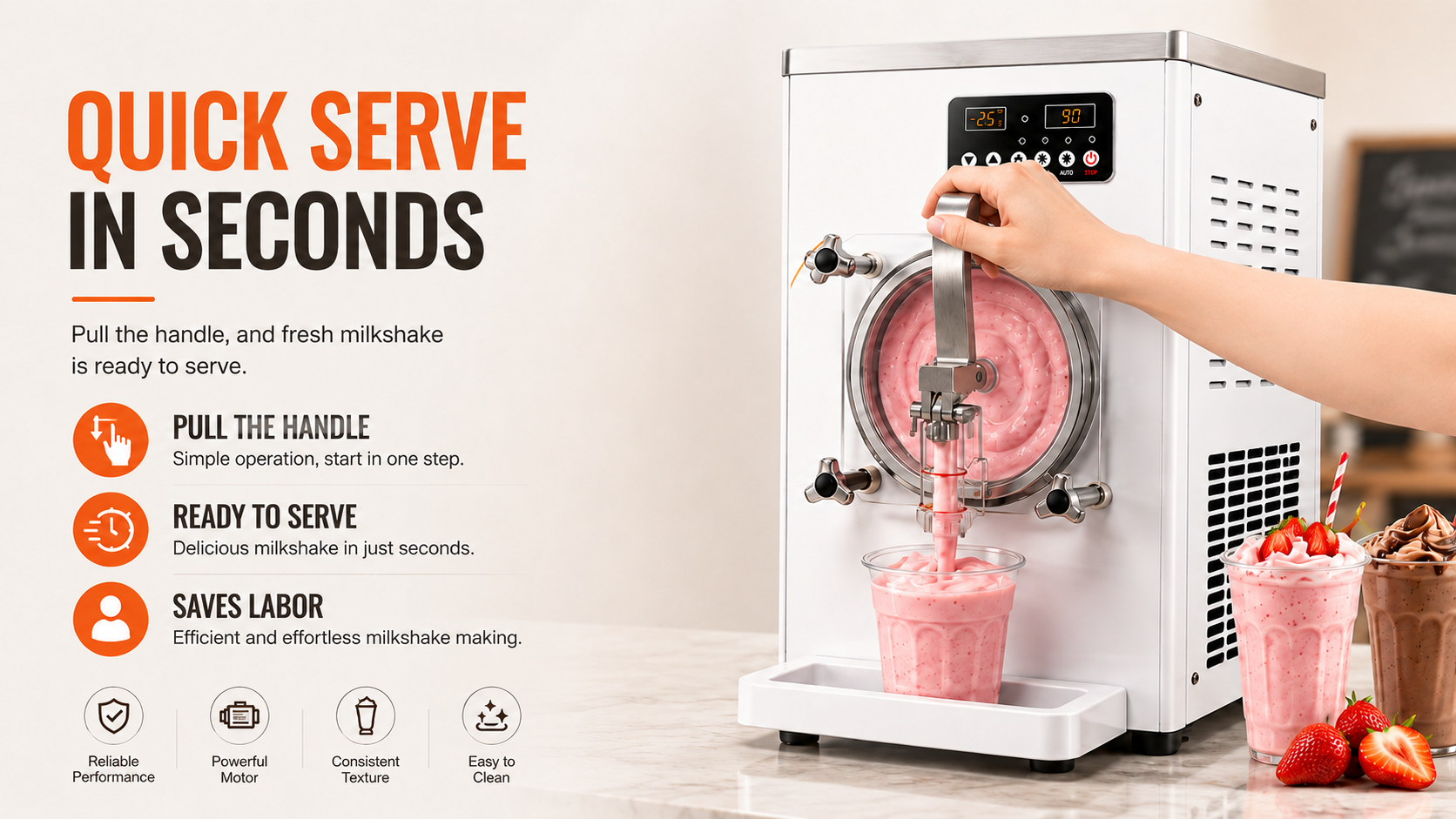 Axospro Commercial Milkshake Machine detail image 5