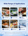 AXOSPRO Commercial & Industrial Flake Ice Machine - 300/500/1000KG/24h