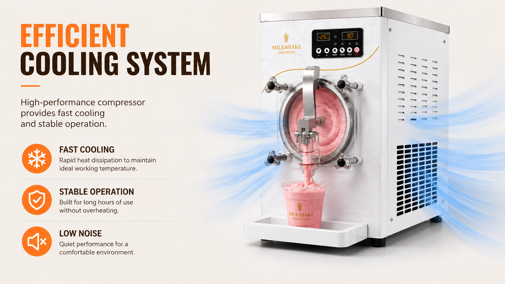 Axospro Commercial Milkshake Machine detail image 8