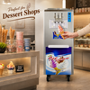 AXOSPRO BQL-920 Commercial Soft Serve Ice Cream Machine - High-Output Dual-Flavor Countertop Maker for Cafes and Dessert Shops