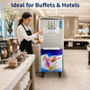 AXOSPRO BQL-920 Commercial Soft Serve Ice Cream Machine - High-Output Dual-Flavor Countertop Maker for Cafes and Dessert Shops