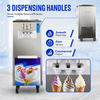 AXOSPRO BQL-920 Commercial Soft Serve Ice Cream Machine - High-Output Dual-Flavor Countertop Maker for Cafes and Dessert Shops