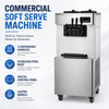 AXOSPRO BQL-A22-1 Floor-Standing Soft Serve Ice Cream Machine - Heavy-Duty Triple-Flavor Maker with Pre-Cooling for Restaurants and Ice Cream Parlors