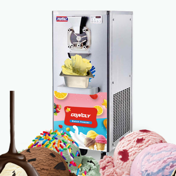 AXOSPRO BQL-H18S Hard Ice Cream Machine - Professional Hard Ice Cream Batch Freezer for Gelato and Parlors