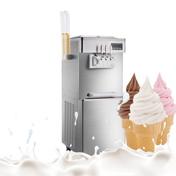 AXOSPRO BQL-S22-1 Soft Serve Machine - Commercial Soft Serve Ice Cream Machine for Cafes and Restaurants