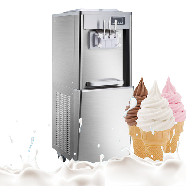 AXOSPRO BQL-S48-2 Soft Serve Machine - Commercial Soft Serve Ice Cream Machine for Cafes and Restaurants