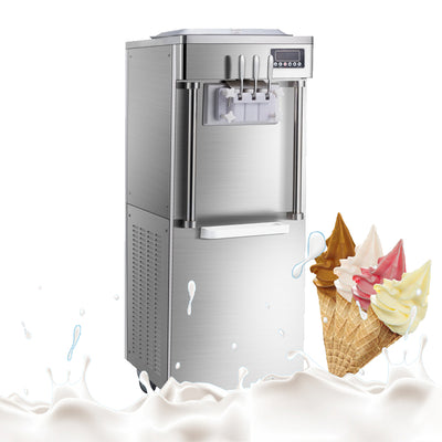AXOSPRO BQL-S48-3 Soft Serve Machine - Commercial Soft Serve Ice Cream Machine for Cafes and Restaurants