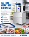 AXOSPRO Commercial Flake Ice Machine - 300KG/24h