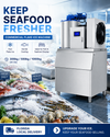 AXOSPRO Commercial Flake Ice Machine - 300KG/24h