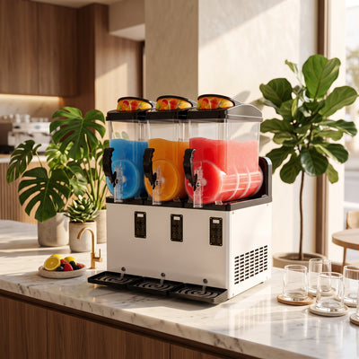 AXOSPRO G10L3 Commercial Slush & Cold Drink Machine - 3 Bowls