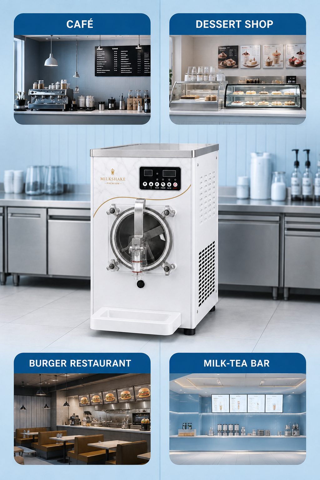 Axospro Commercial Milkshake Machine - High-Speed Mixer for Shakes & Smoothies detail image 5