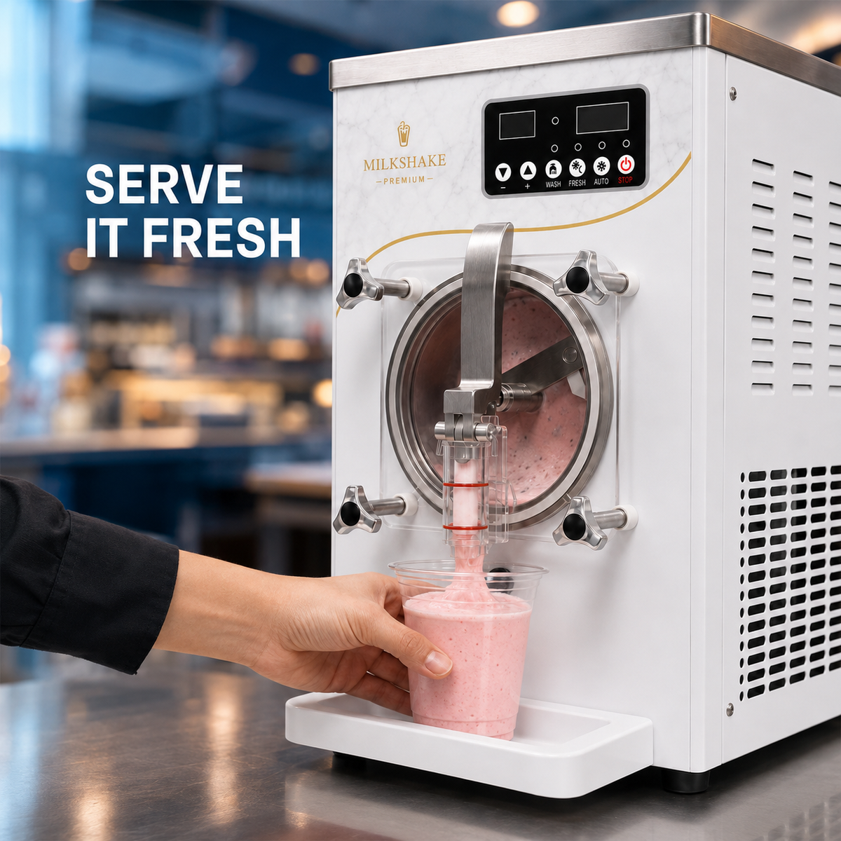 Axospro Commercial Milkshake Machine - High-Speed Mixer for Shakes & Smoothies detail image 1