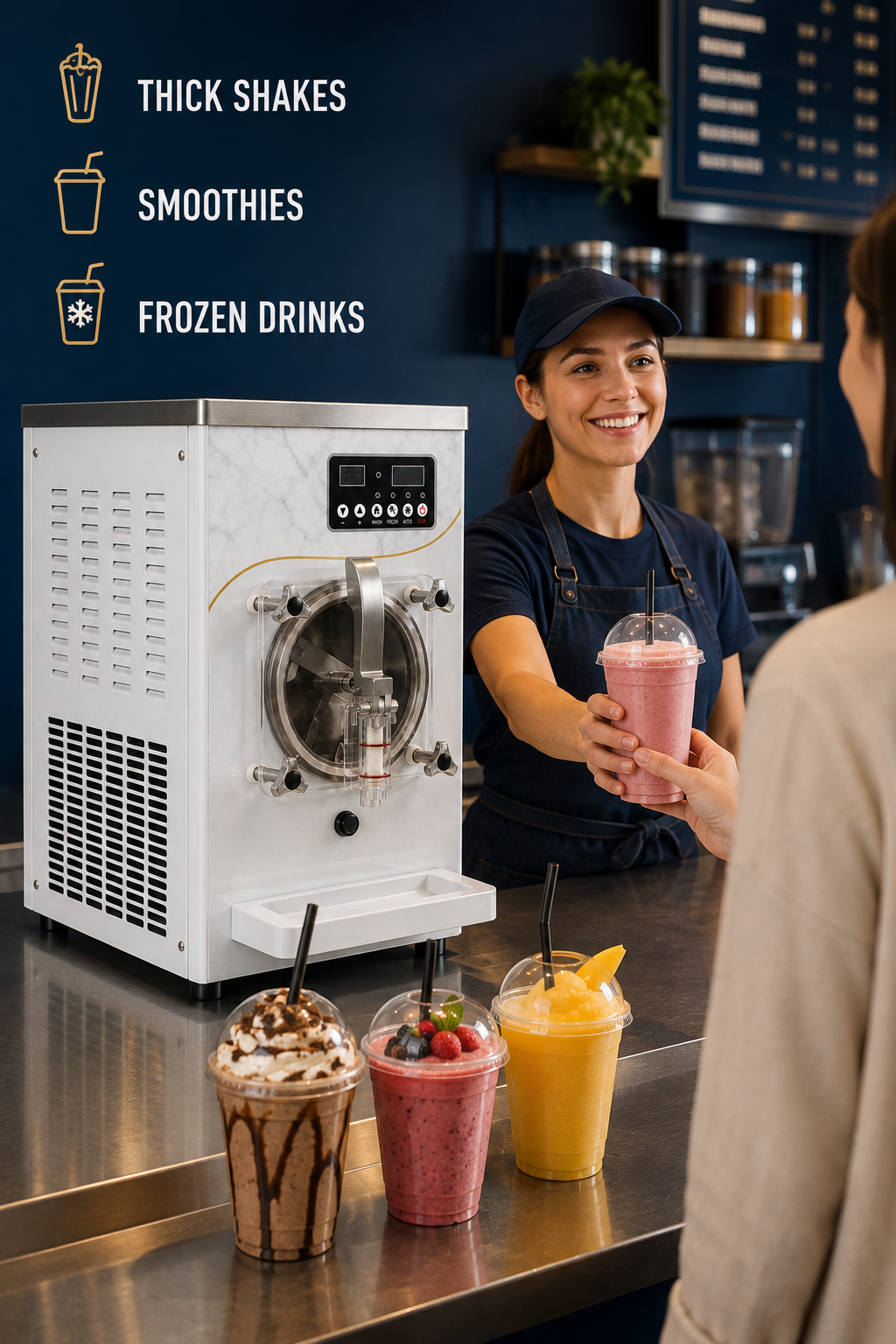 Axospro Commercial Milkshake Machine - High-Speed Mixer for Shakes & Smoothies detail image 2